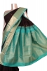 Pure Handloom Butta Contrast Kanjeevaram Silk Saree